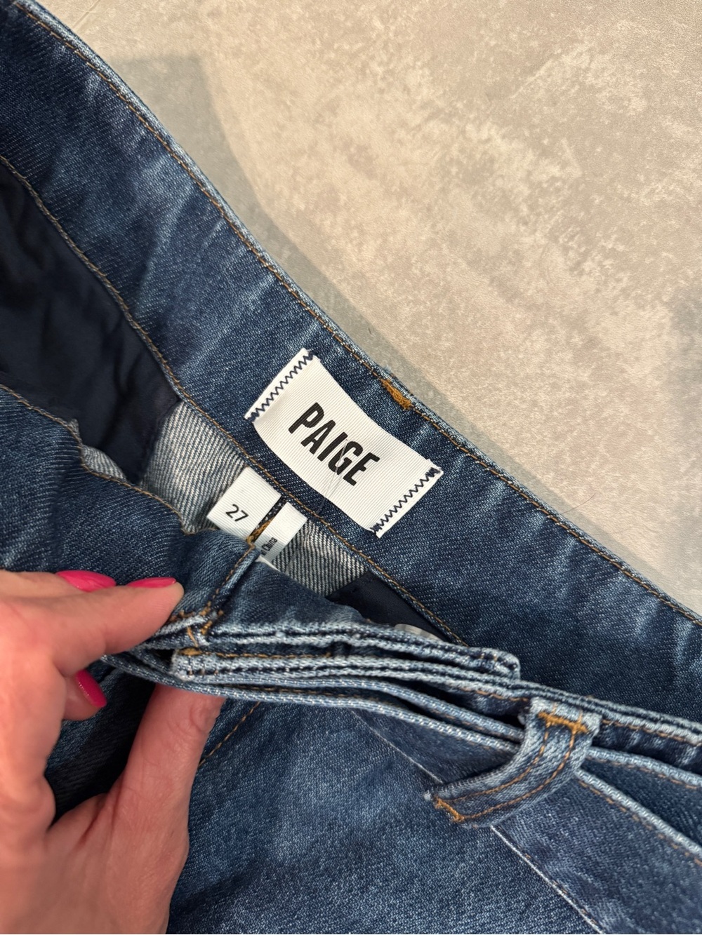 PAIGE Cameron High Waist Wide-Leg Belted Jeans - Picture 8 of 16